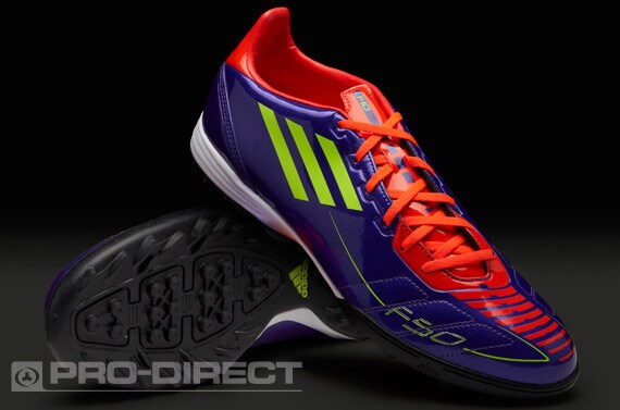 - adidas - F10 - TRX - TF - Césped Artificial - Púrpura - Amarillo - Rojo | Pro:Direct Soccer