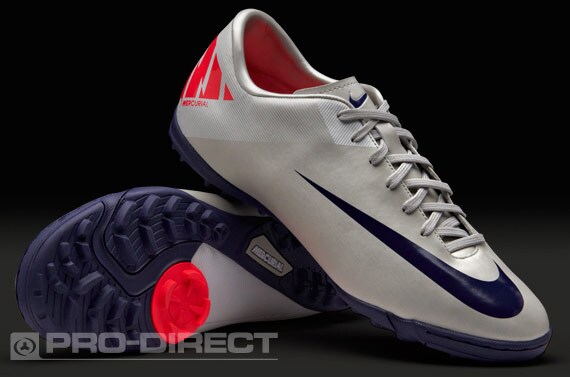 pecado Puntuación Labe Zapatillas - Nike - Mercurial - Victory II - TF - Césped - Artificial -  Granito - Púrpura - Blanco - Rojo | Pro:Direct Soccer