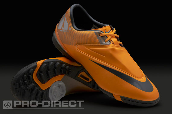 dolor de cabeza limpiar la licenciatura Zapatillas - Nike - Mercurial - Glide - II - TF - Césped Artificial -  Naranja - Negro - Volt - Gris | Pro:Direct Soccer