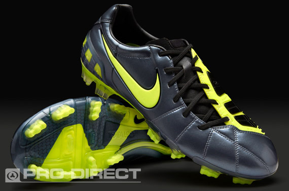 Nike Football Boots - Nike Total 90 Laser III FG - Firm Ground - Cleats - Metallic Blue Dusk-Volt-Black