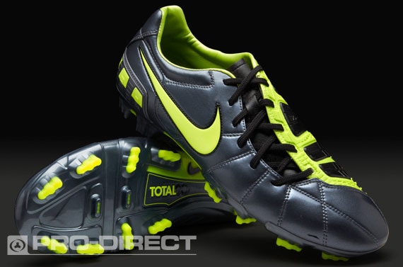 Nike Football Boots - Total 90 Strike III FG - Firm Ground - Soccer Cleats - Metallic Blue Dusk-Volt-Black - Arsenal Boot Room | Pro:Direct Soccer