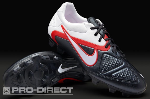 Botas de Futbol Nike - CTR - - Trequartista II - - Terreno - - Firme - Negro - Blanco - Rojo | Pro:Direct Soccer