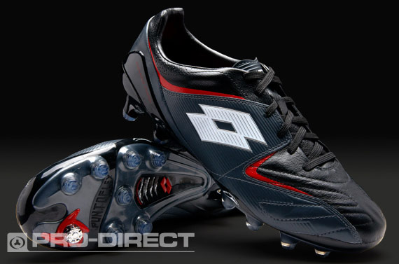 Scarpe Calcio Lotto Fuerzapura L500 FG Vintage 2010, Bianco/blu, Nuove In Scatola