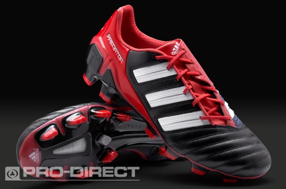 áspero Descripción ballena adidas Football Boots - adidas adipower Predator TRX FG - Firm Ground -  Soccer Cleats - Black-White-Red | Pro:Direct Soccer