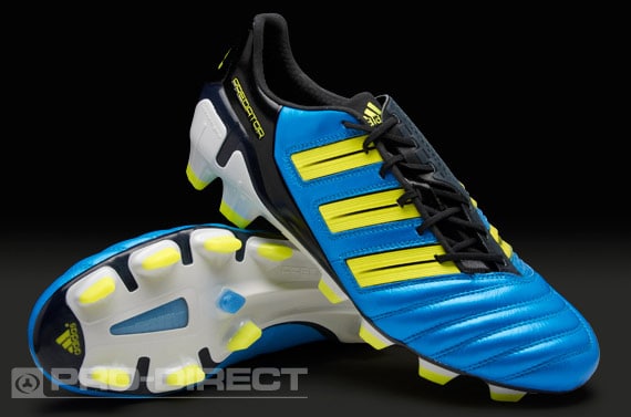 Botas de Fútbol - adidas - adipower - Predator - TRX - - Terreno Duro - Azul - Electricidad - Amarillo | Pro:Direct Soccer