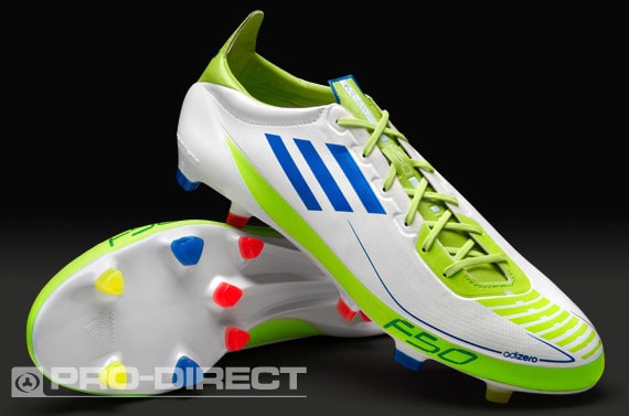 Botas de Fútbol - adidas - F50 - adizero Sintético - Prime - Terreno Duro - Blanco - Azul - | Soccer