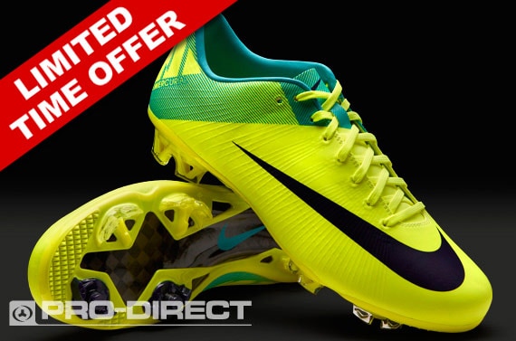 Botas de Fútbol - Nike - - Superfly III - FG - Terreno - Duro - Amarillo Volt - Púrpura | Pro:Direct Soccer