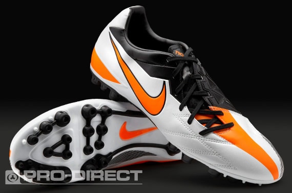 Botas de fútbol - Nike - Total 90 - IV - AG - Césped Artificial - - Naranja Negro | Pro:Direct Soccer