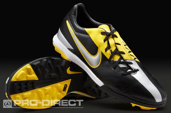 Zapatillas de fútbol - Nike - Total 90 - Shoot IV - AG - - Negro - Amarillo | Pro:Direct