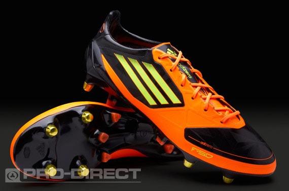 de fútbol - adidas F50 - adizero XTRX SG - Negro - Electricidad - Warning - Naranja | Pro:Direct Soccer