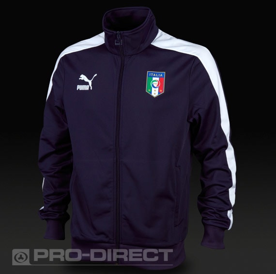 Replica - Ropa Oficial - Chaqueta Puma Italia - Azul Marino Pro:Direct Soccer