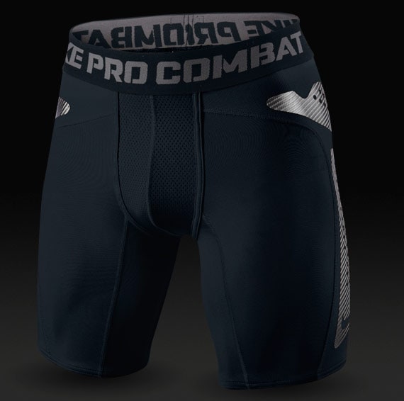 Nike Baselayer - Nike Pro Combat Hyperstrong Slider Shorts - Baselayer  Underwear - Black