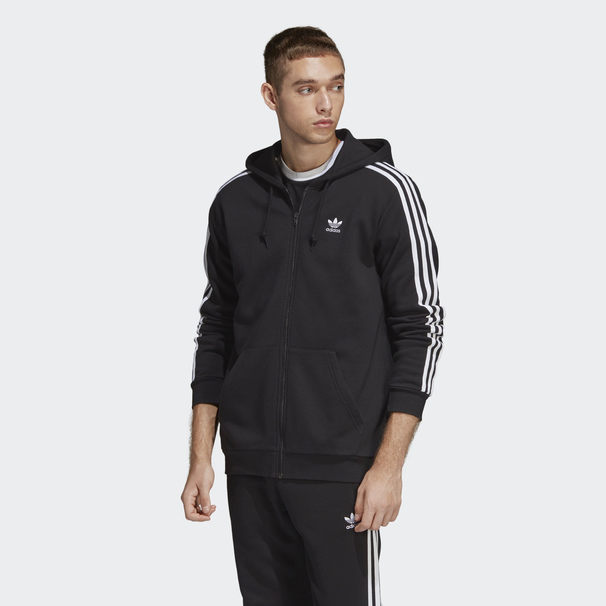 adidas Adicolor 3-Stripes - Black - Mens Clothing