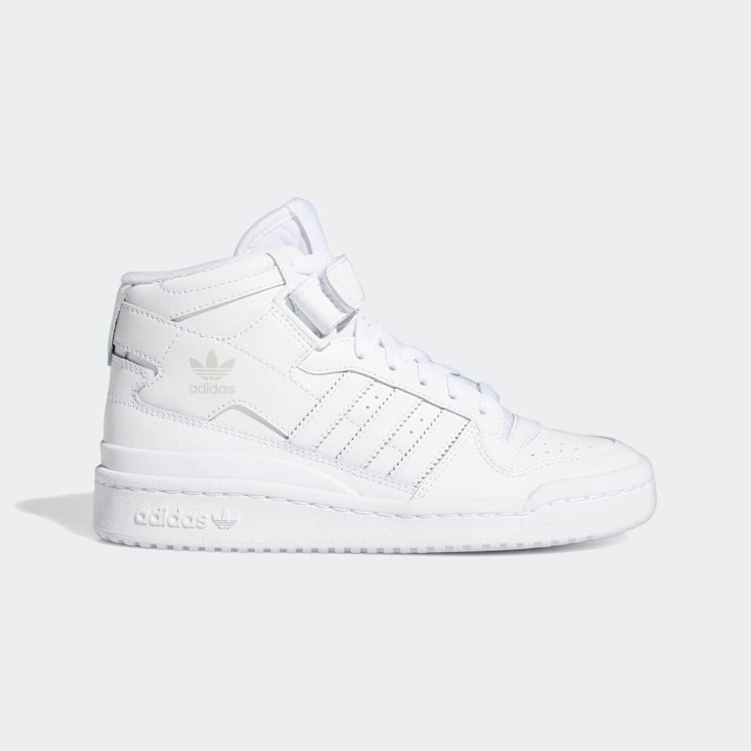 adidas Originals Forum Mid Shoes Cloud White / Cloud White / Cloud ...