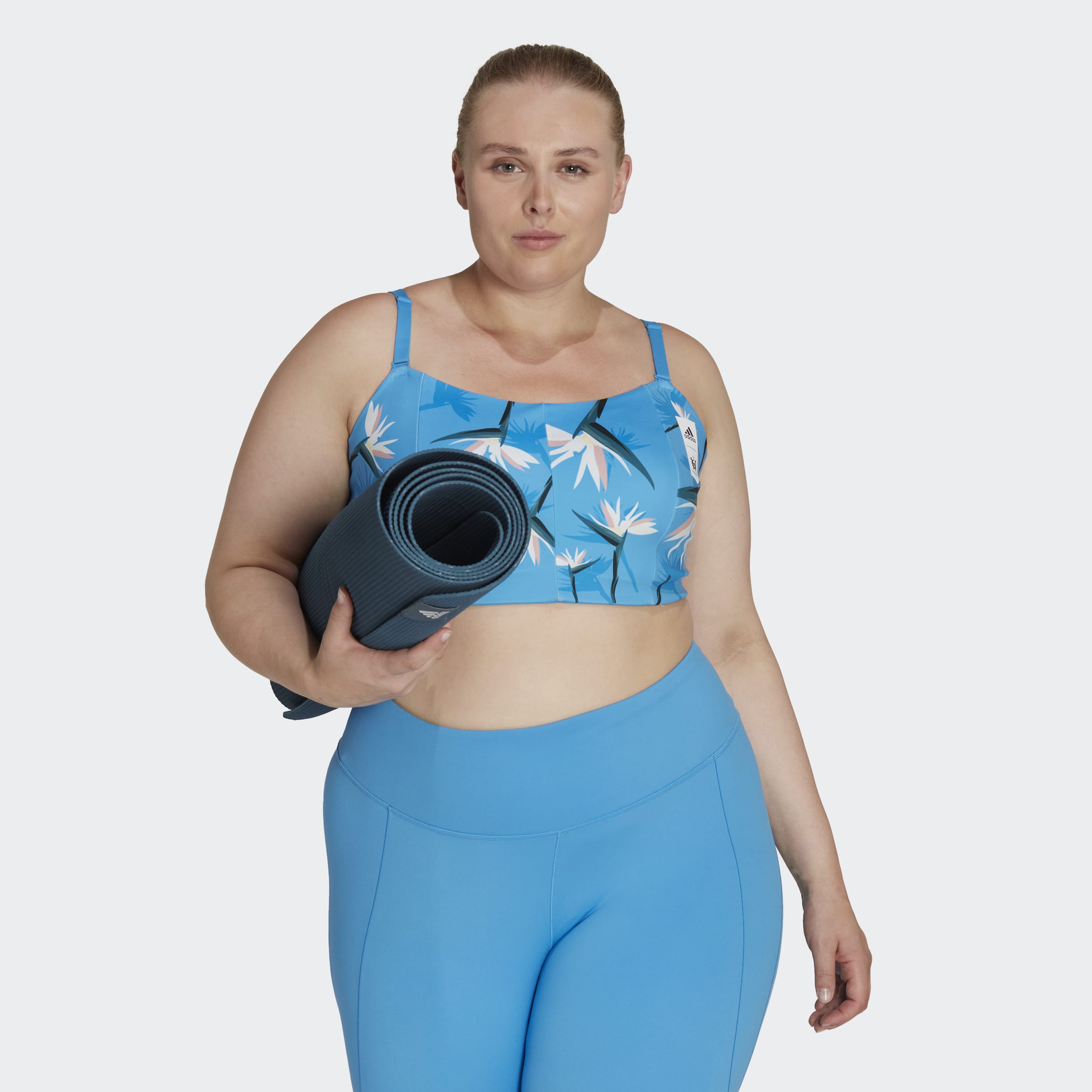 adidas Thebe Magugu Studio LightSupport Bra (Plus Size) Pulse Blue