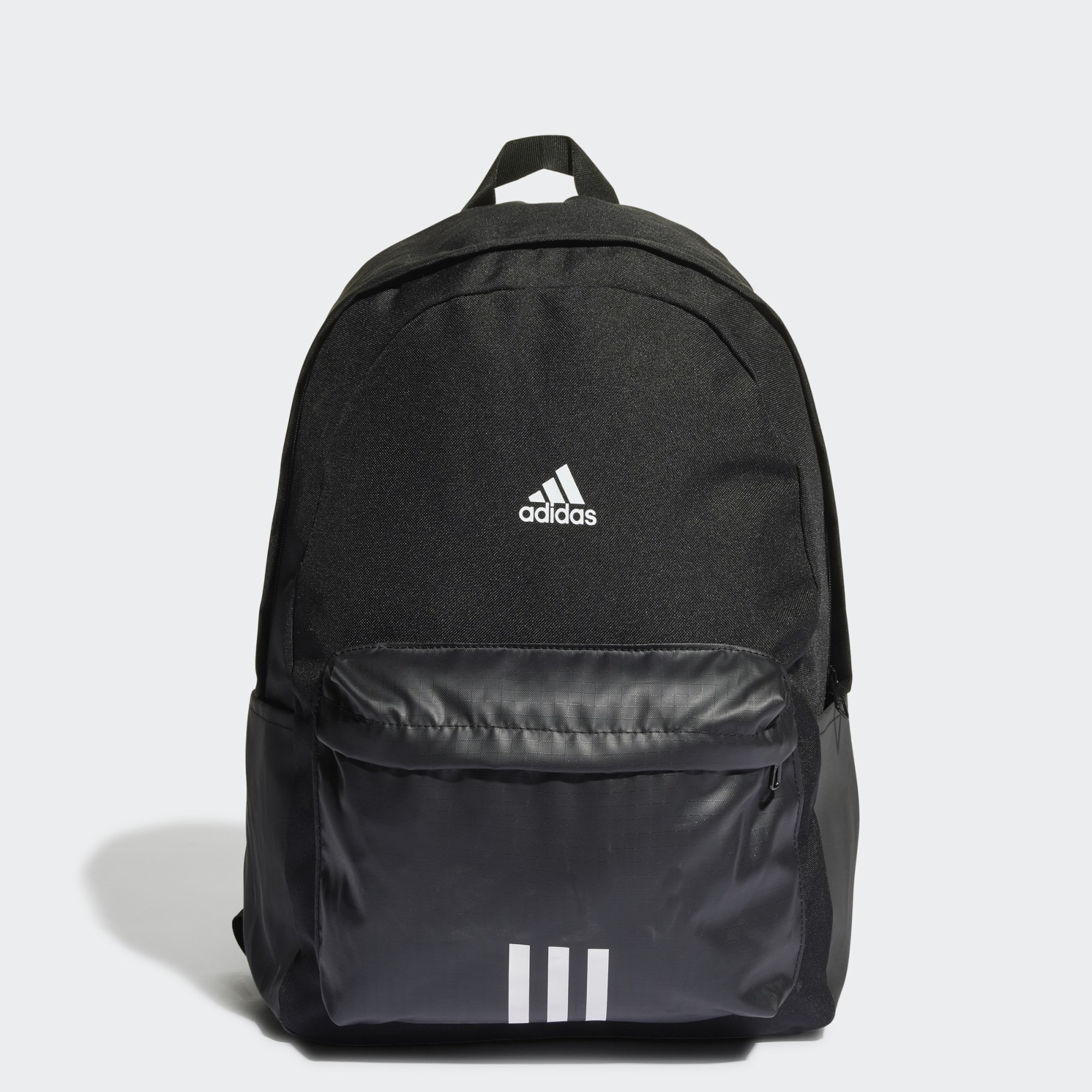 adidas Classic Badge of Sport 3-Stripes Backpack Black / White Bags ...