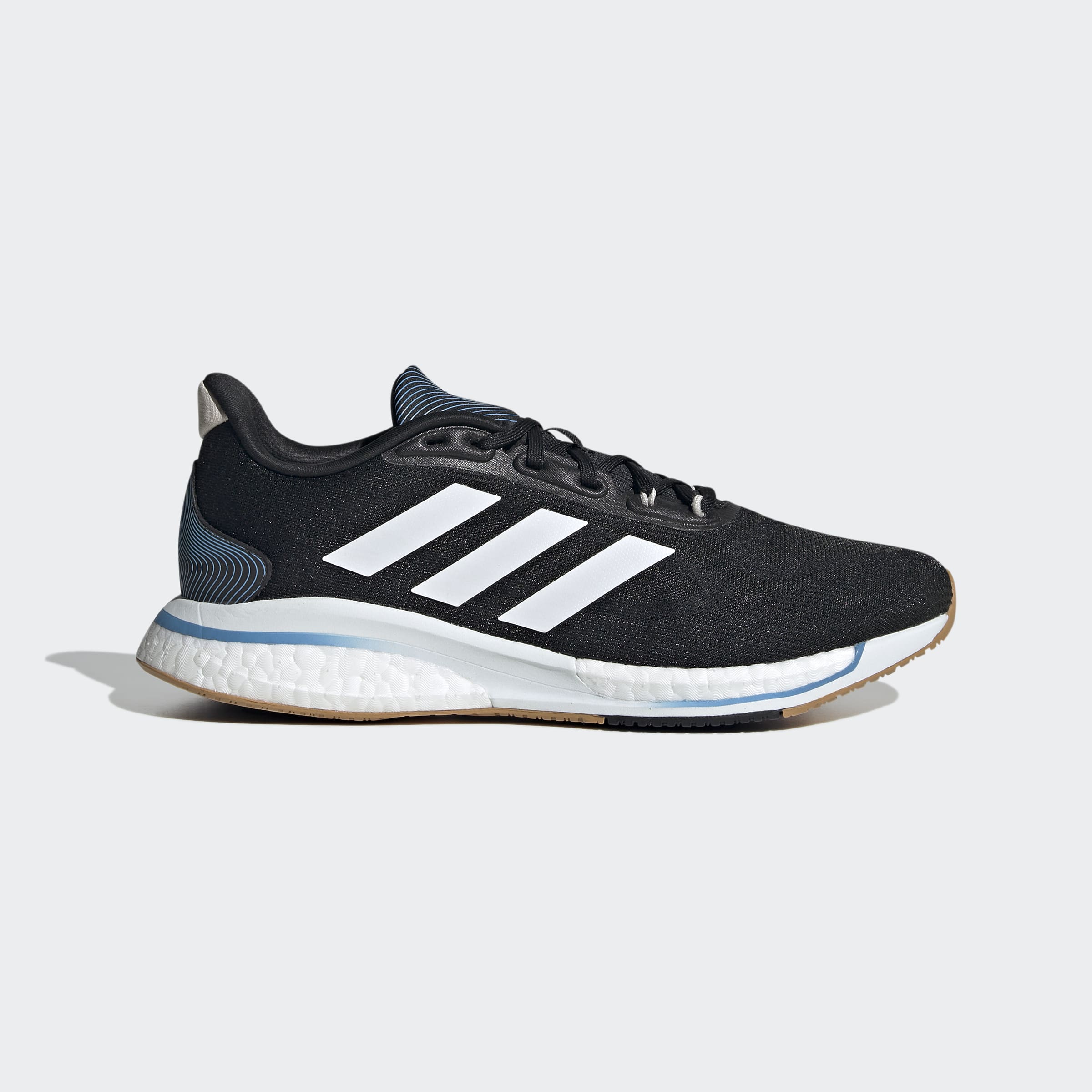 adidas Womens Supernova+ - Core Black/Ftwr White/Aluminium - Womens Shoes