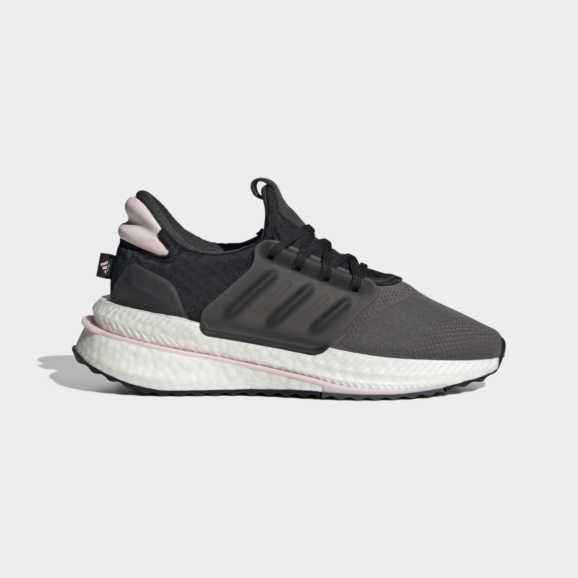 adidas X_PLRBOOST Shoes Grey Five / Core Black / Clear Pink Womens ...