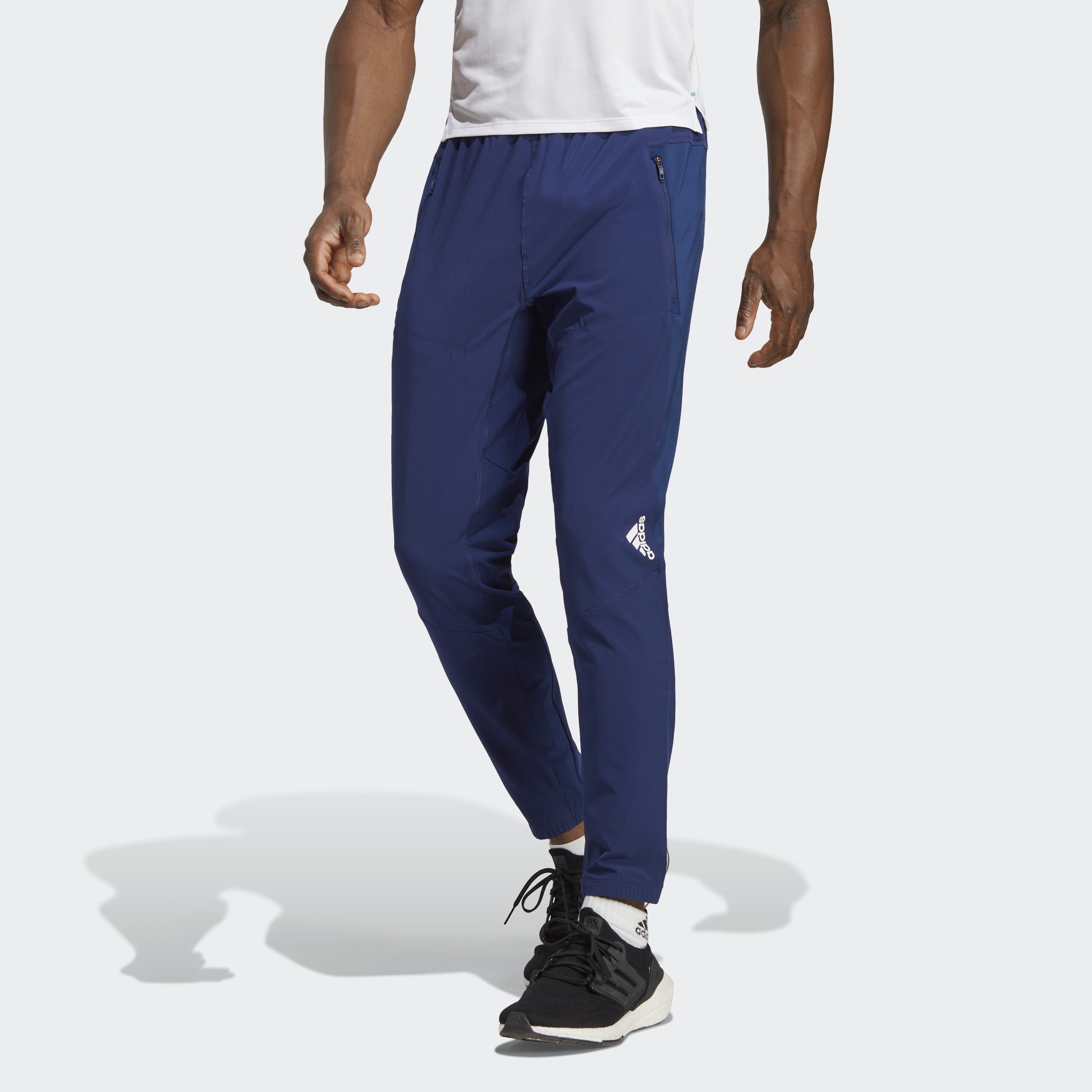 adidas D4T Training Joggers Dark Blue Mens Clothing | Pro:Direct Soccer