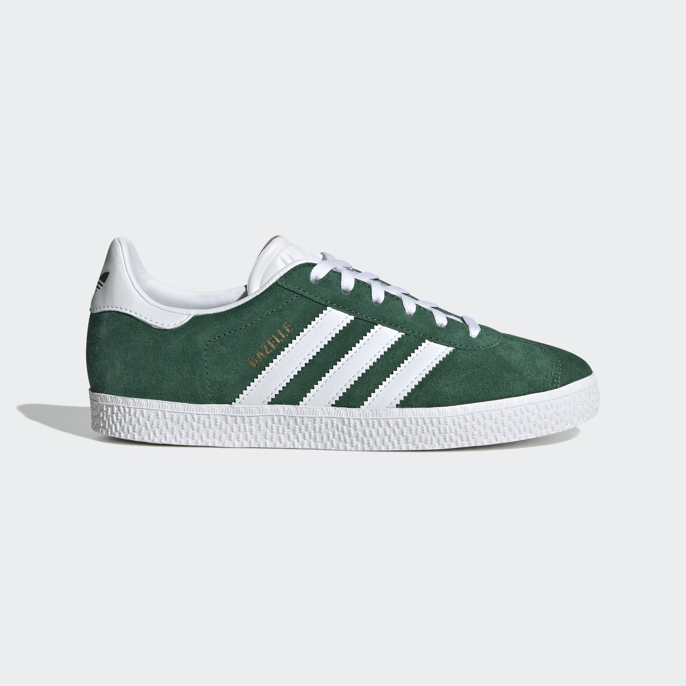 adidas Originals Older Kids Gazelle (GS) - Dark Green/Cloud White/Ftw ...