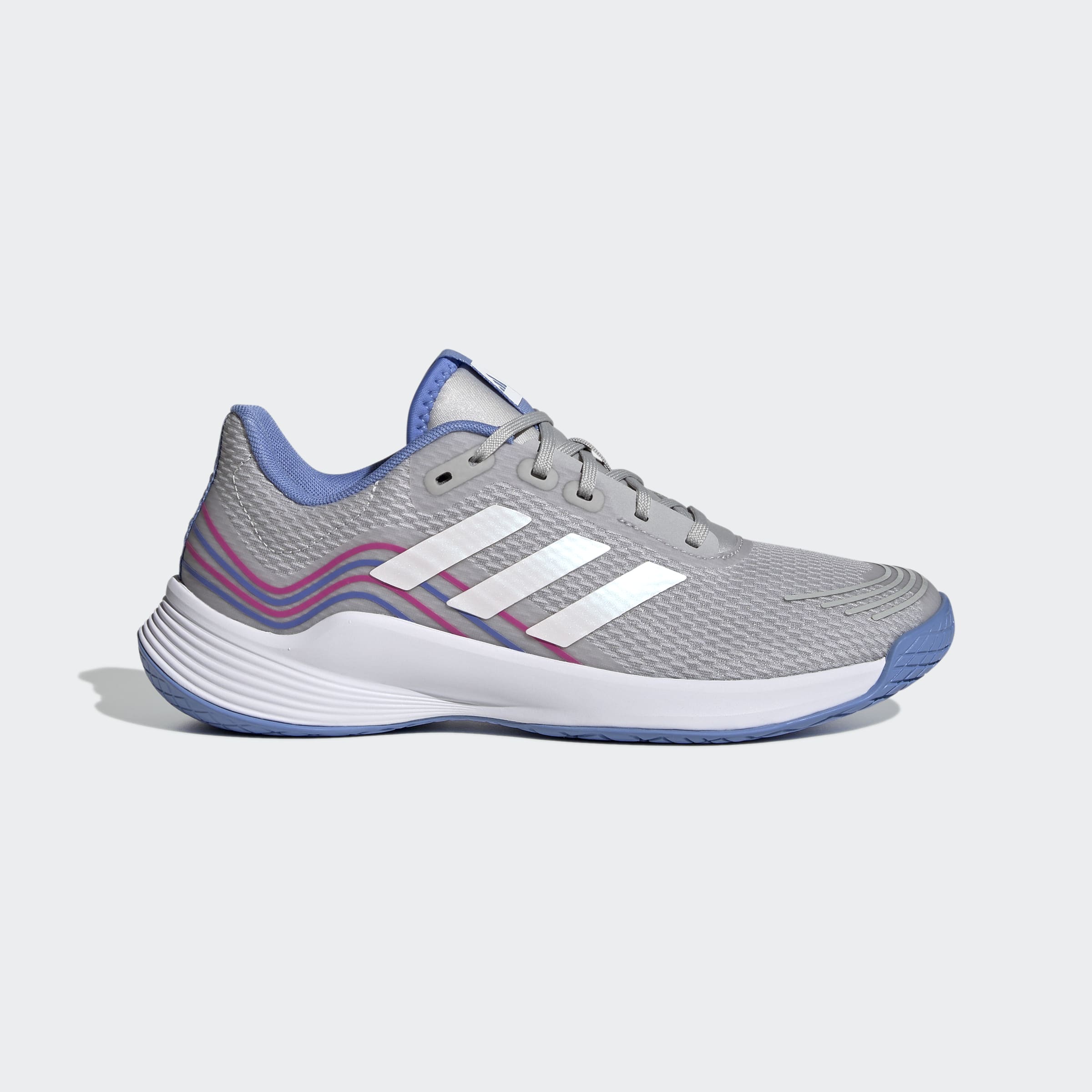 adidas Novaflight Volleyball Shoes Grey Two / Cloud White / Silver Dawn