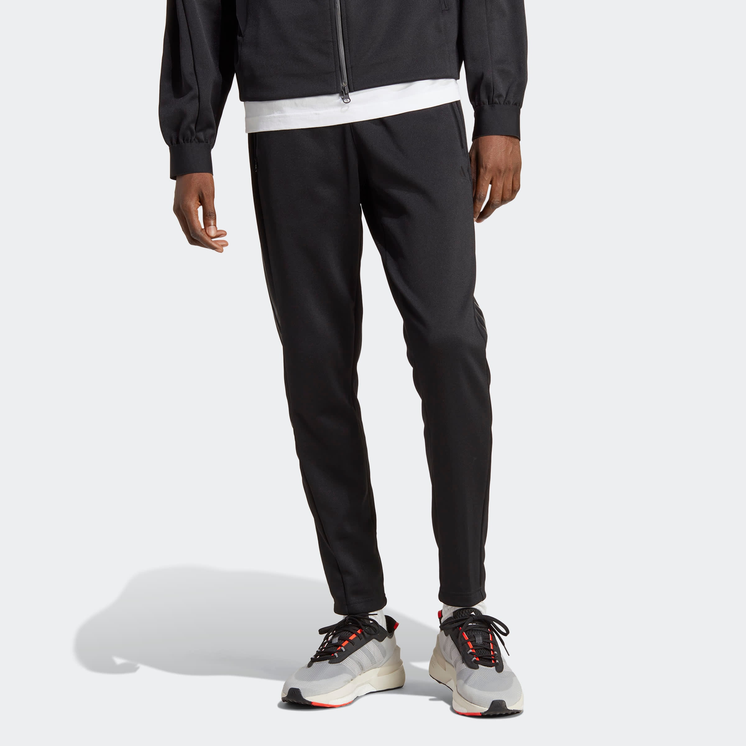 adidas Tiro Suit Advanced Joggers - Black/Black-Bottoms-Mens Clothing ...