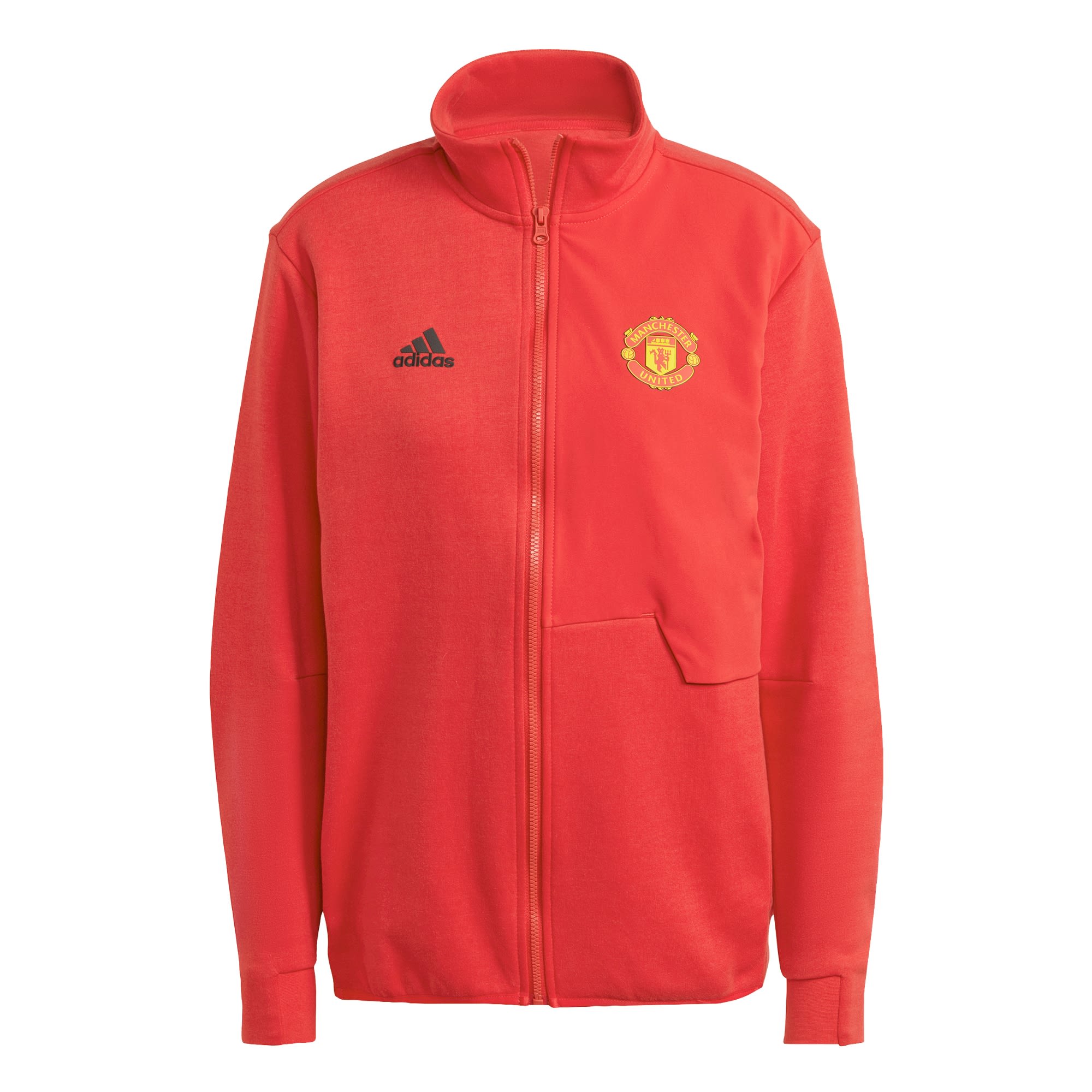 adidas Manchester United Anthem Jacket Real Red Womens Clothing | Pro ...