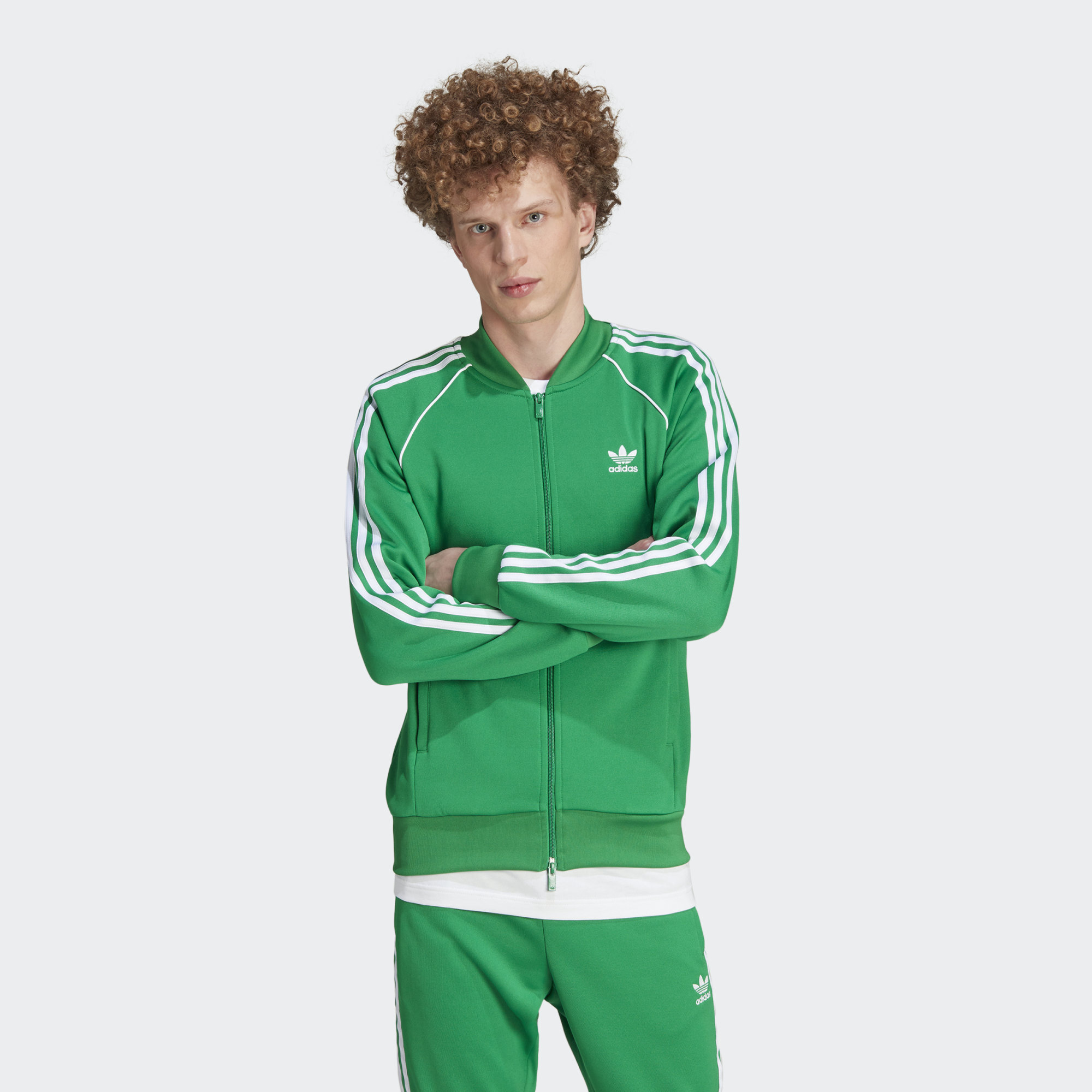 Adidas Originals Men Adicolor Classics Sst Track Jacket Green