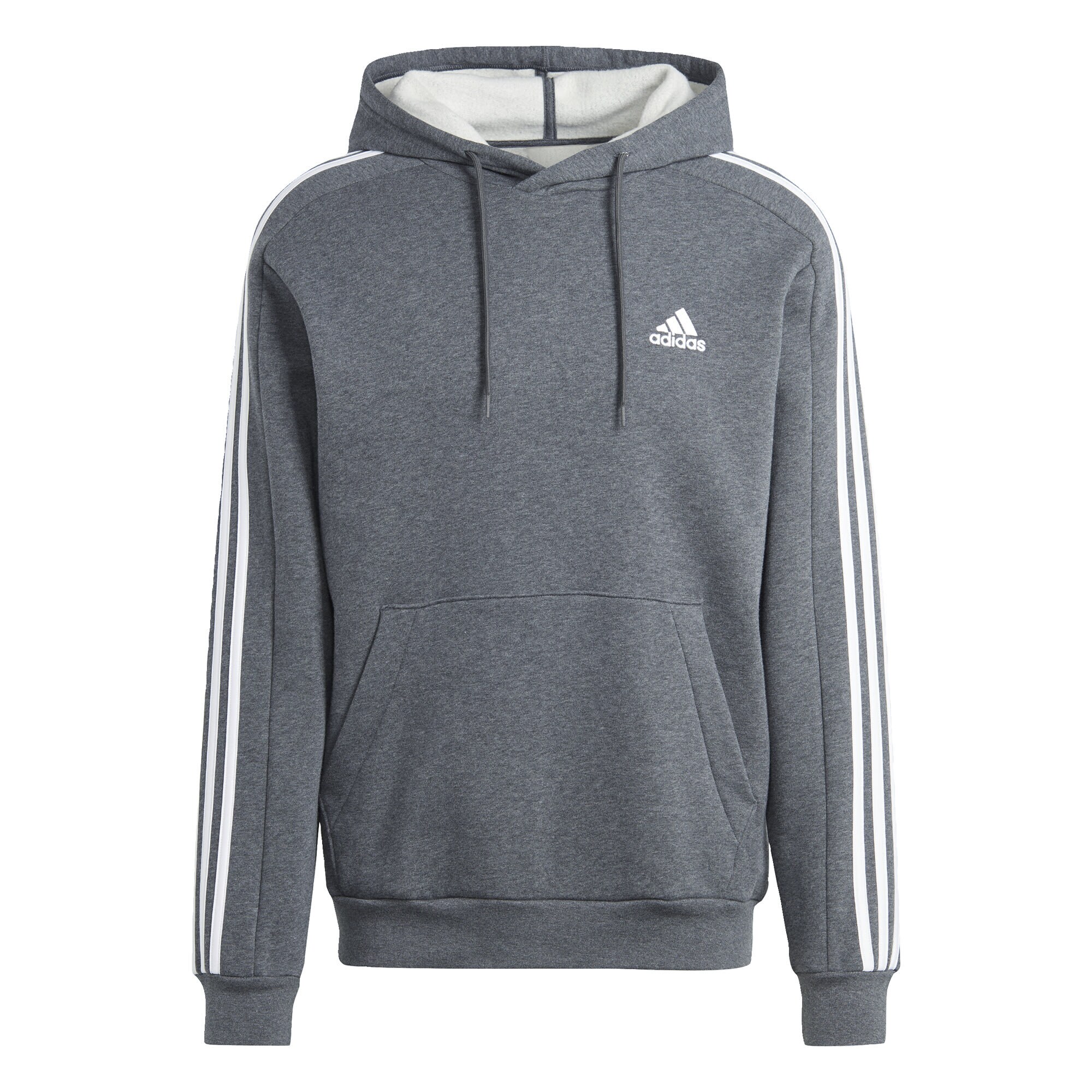 adidas Men Sweat-shirt à capuche en molleton à bandes Essentials