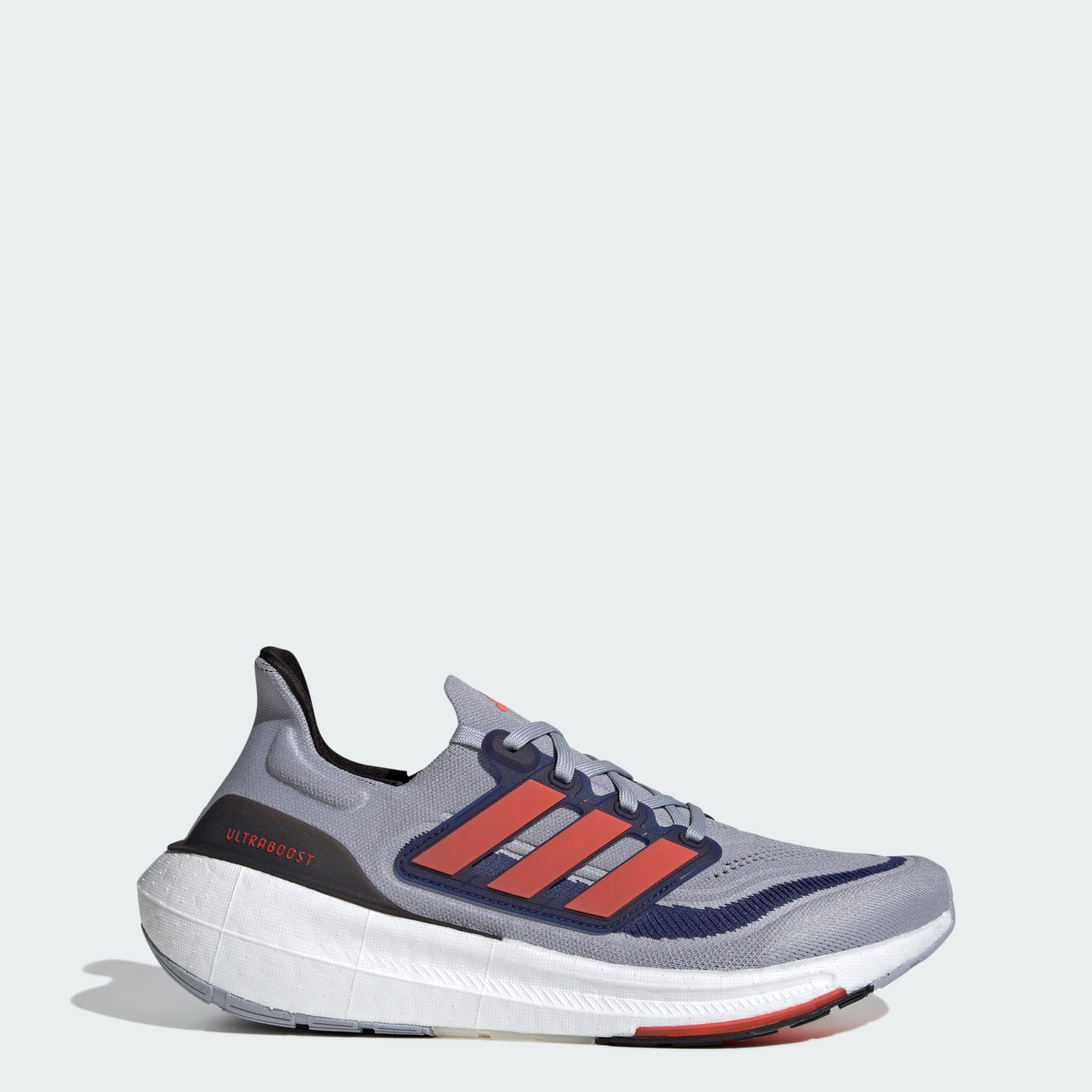 adidas Ultraboost Light Halo Silver Solar Red Dark Blue Mens Shoes Pro Direct Running