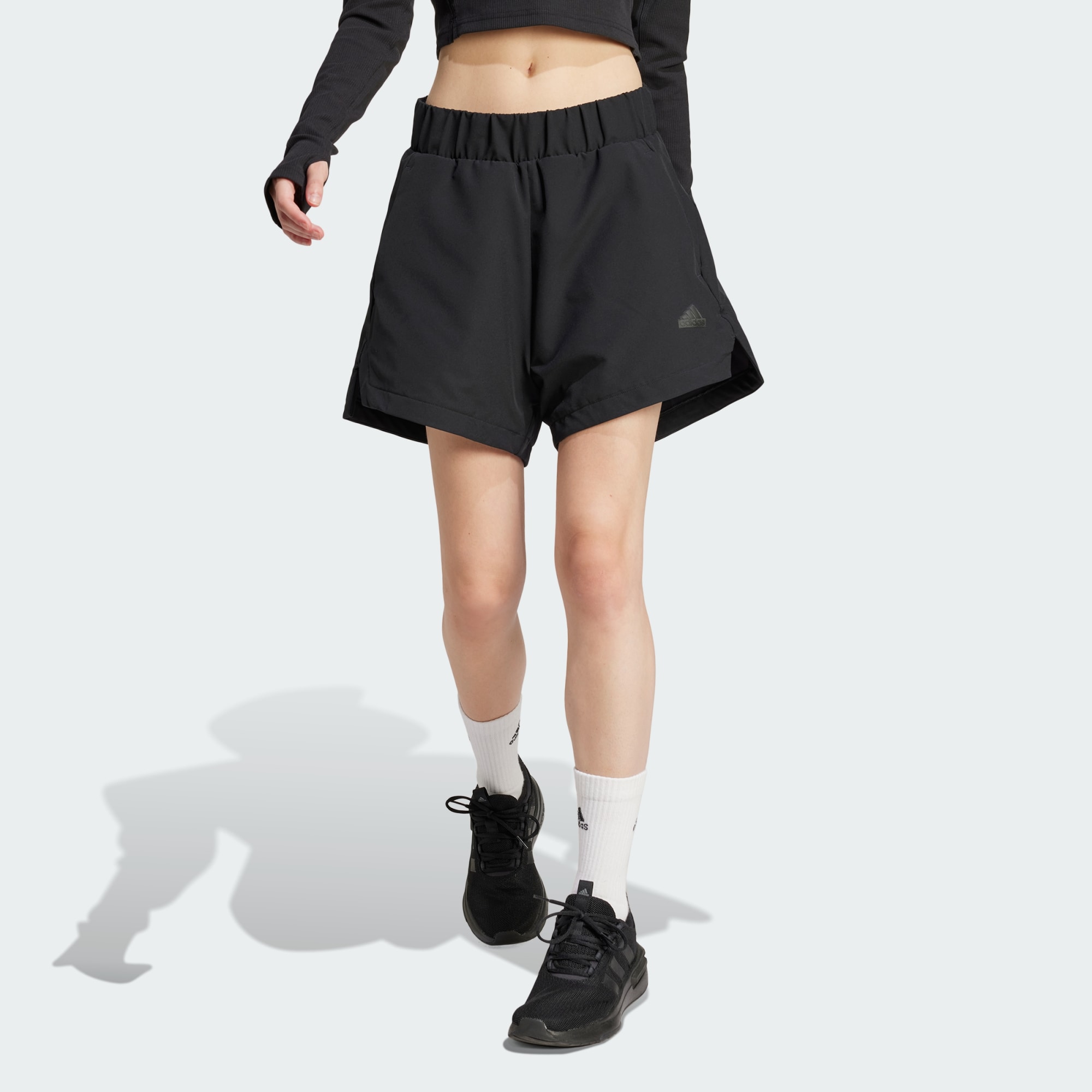 Adidas Women's White Women Z.n.e. Woven Shorts Large