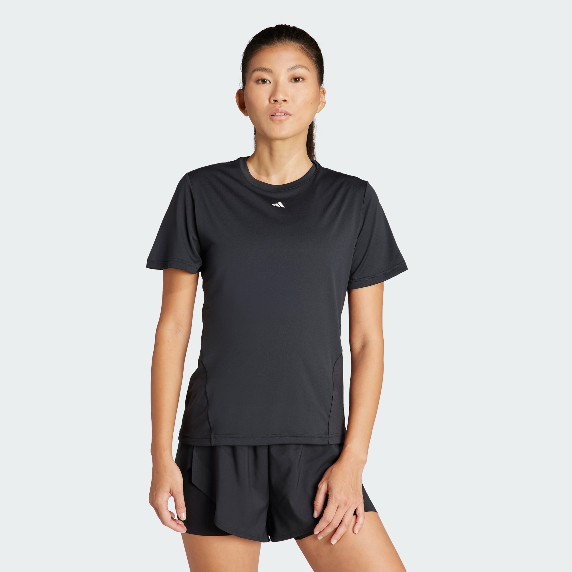 Adidas Women Designed For Training Tee Black