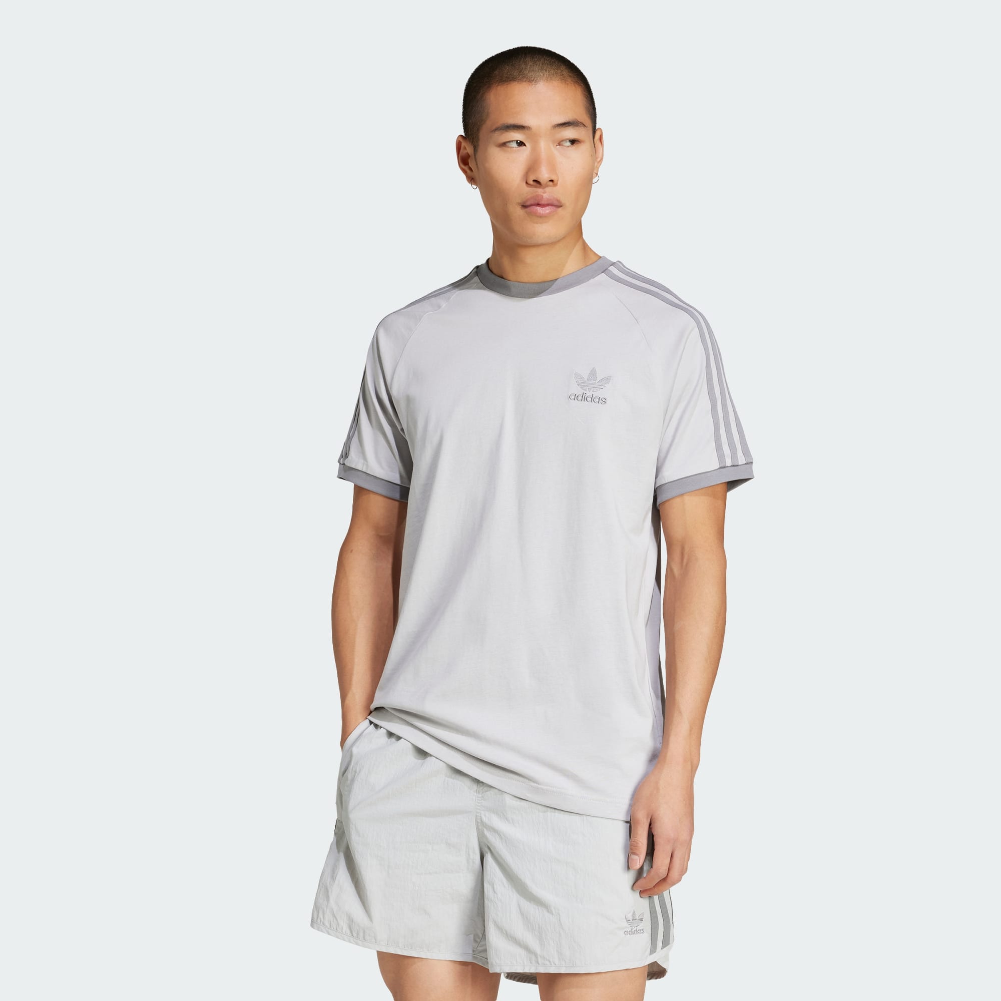 Adidas Originals Men Adicolor Classics 3 Stripes Tee Black