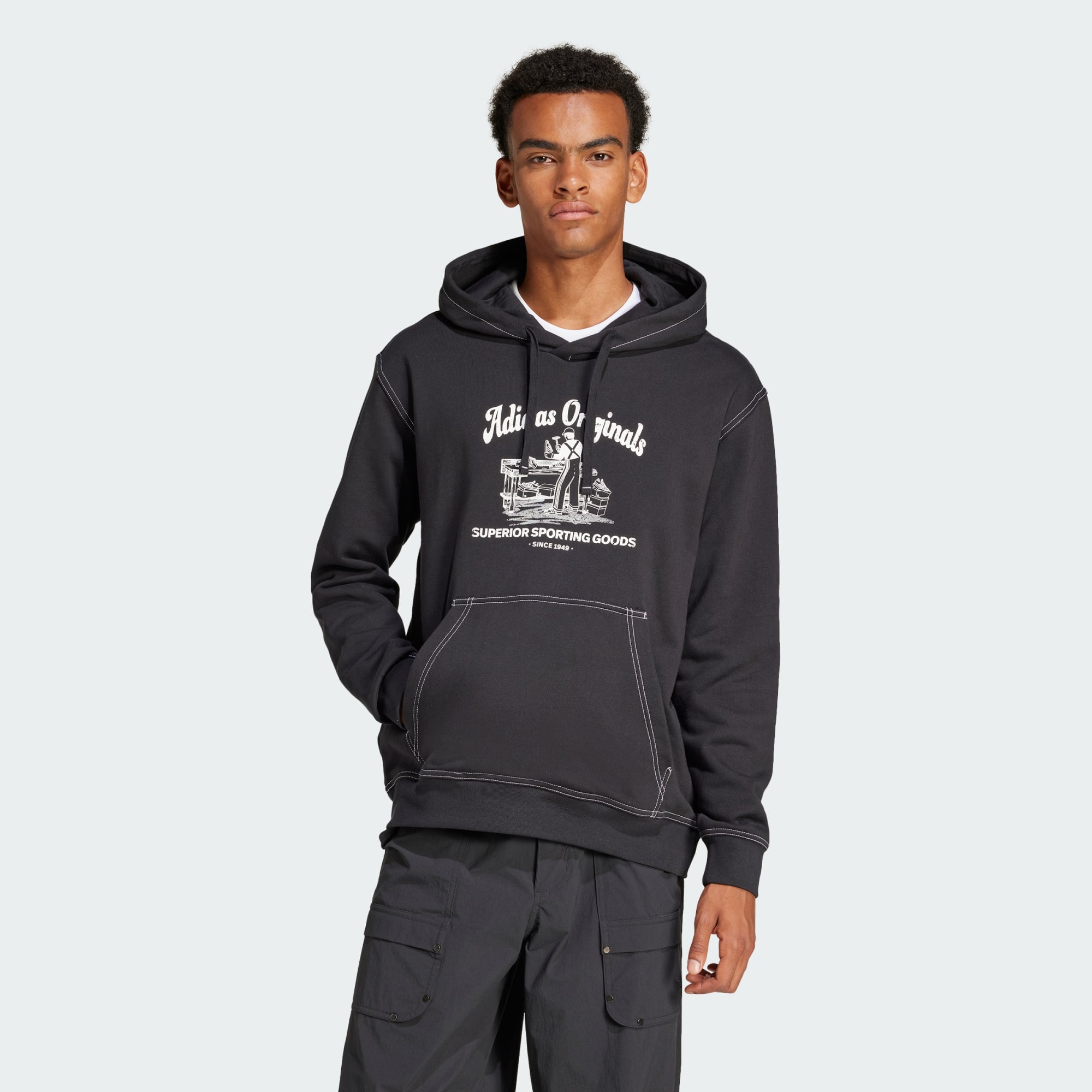 Adidas Originals Men Wabash Hoodie Green