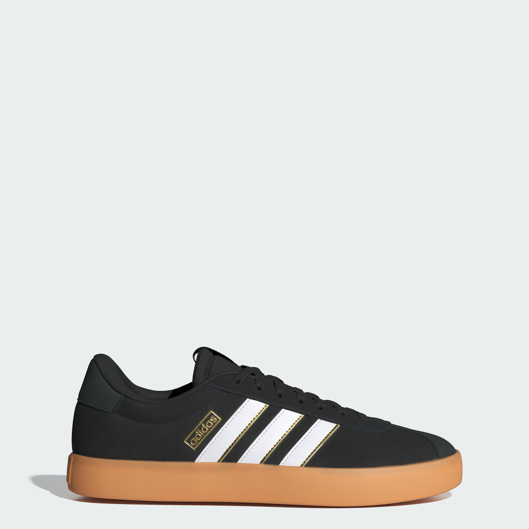 Adidas Men's Black Vl Court 3.0 Shoes Size 4