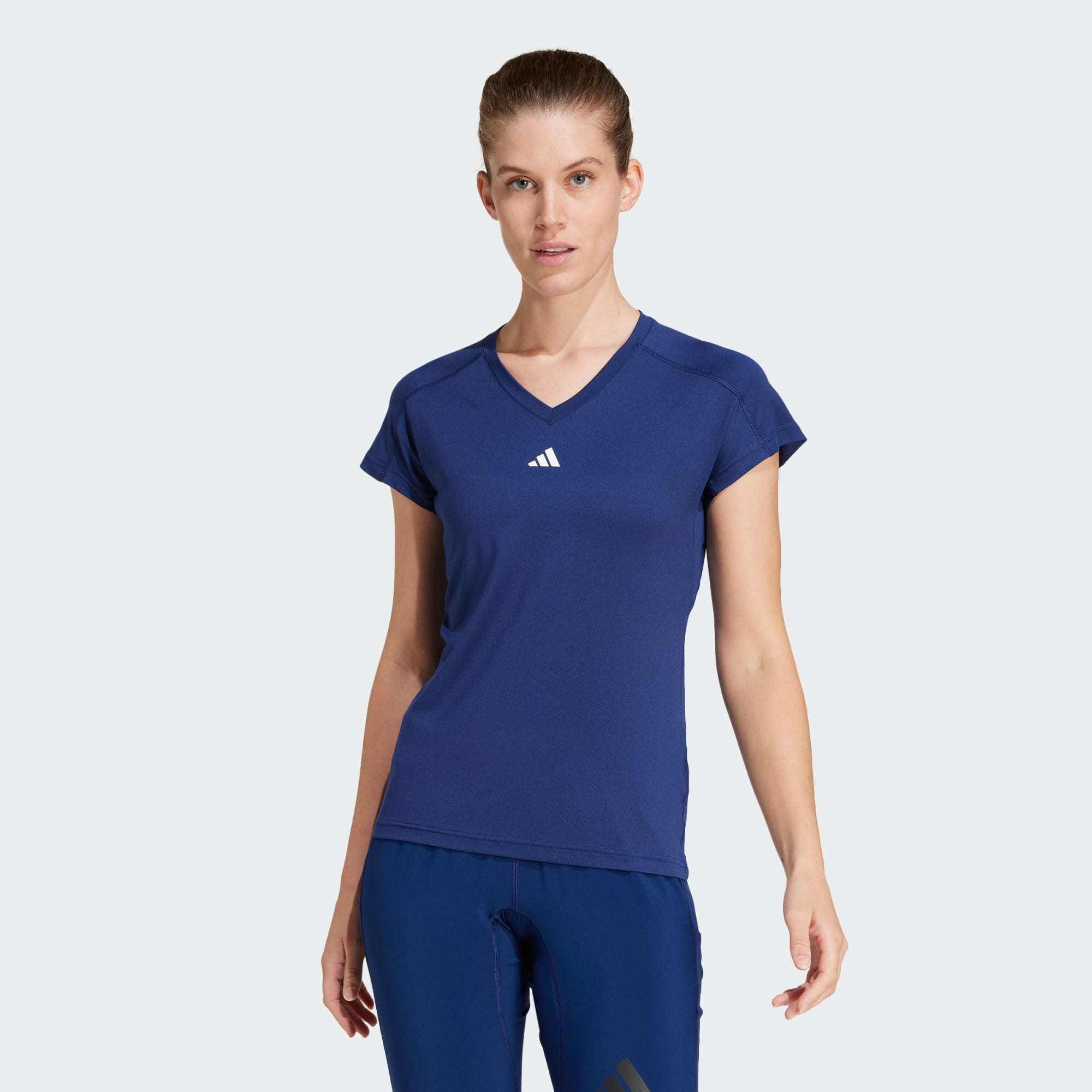 Adidas Women Aeroready Train Essentials Minimal Branding V N Black