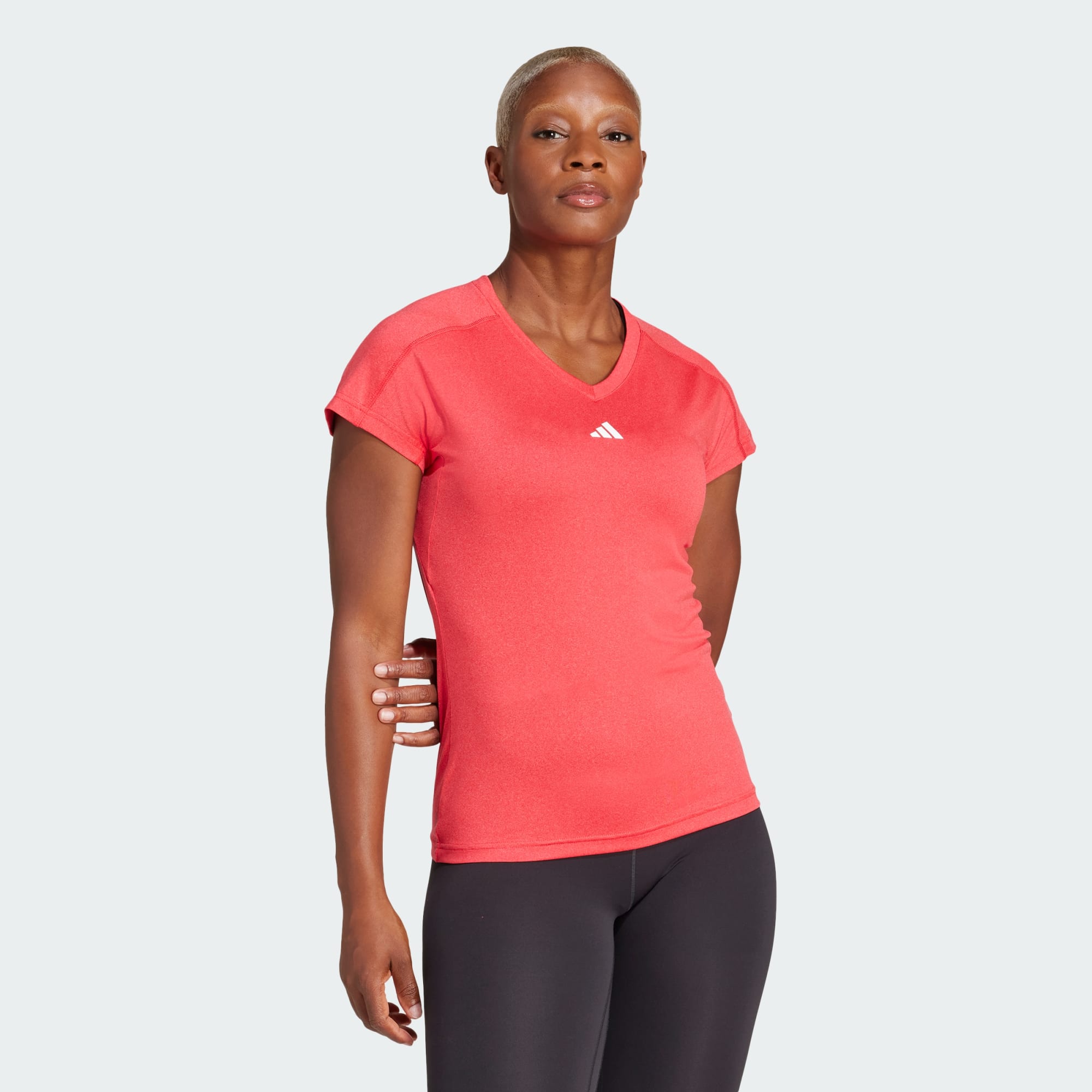 Adidas Women Aeroready Train Essentials Minimal Branding V N Black