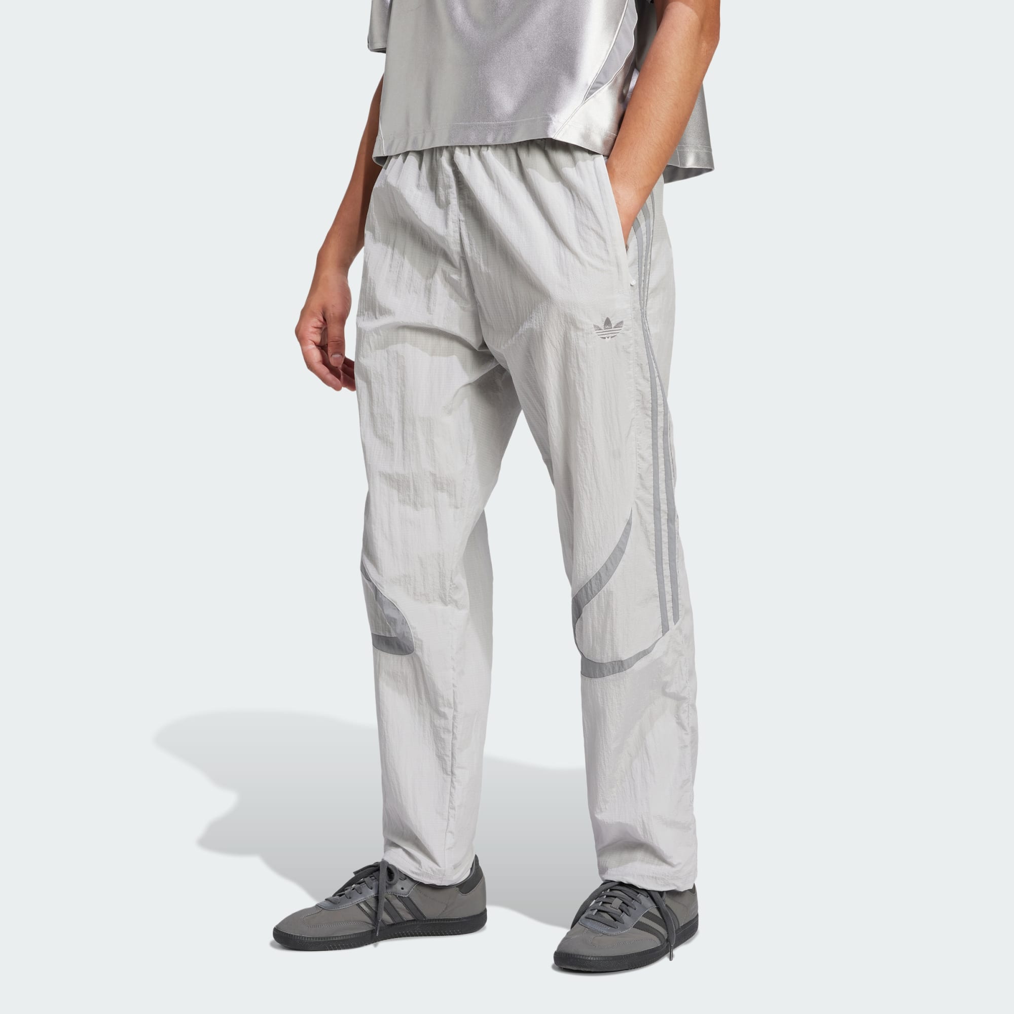 Adidas Originals Men Adicolor 2000S Woven Track Pants Grey