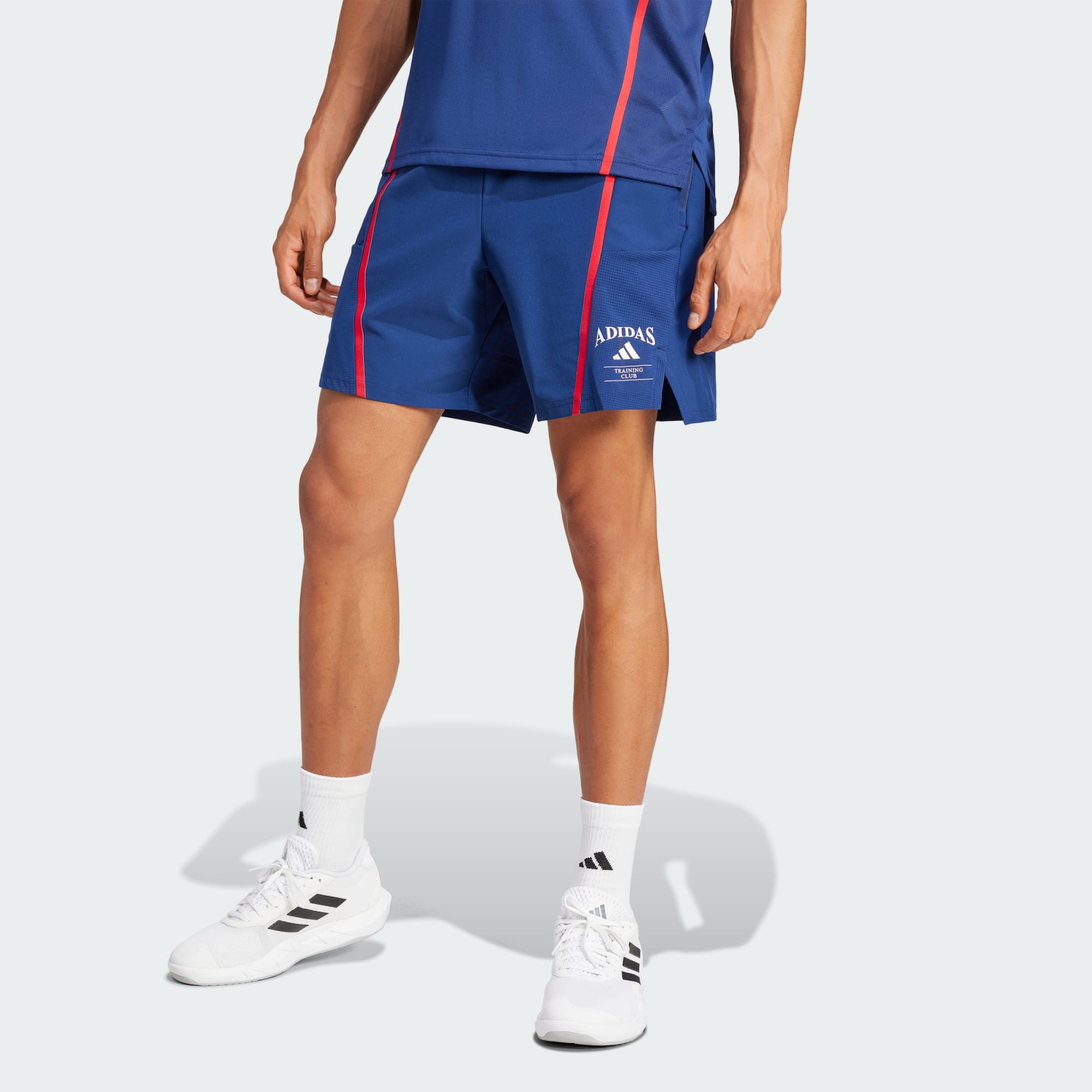 Adidas Men Designed For Training Legacy Shorts Blue