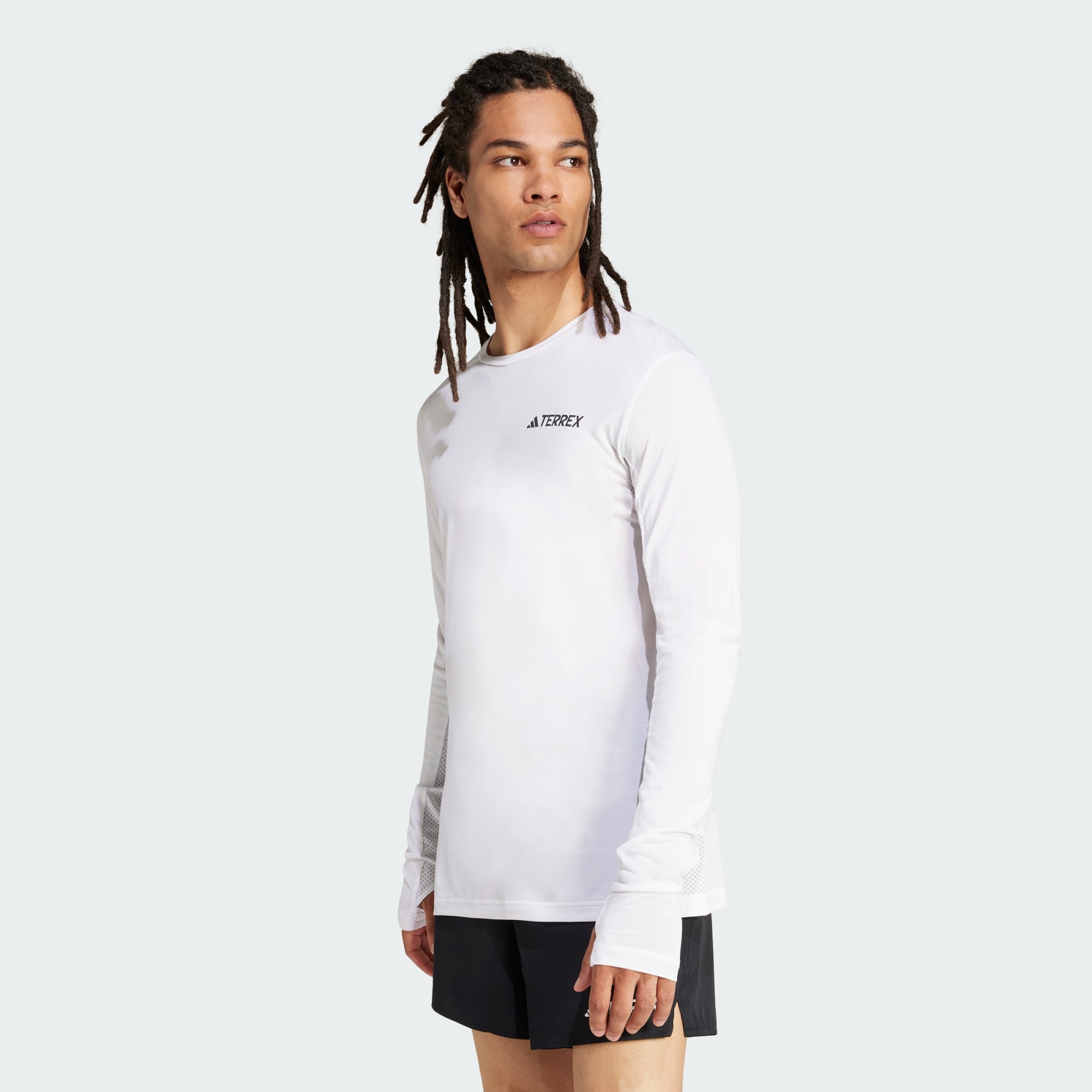 Adidas Men Terrex Xperior Climacool+ Long Sleeve Tee White