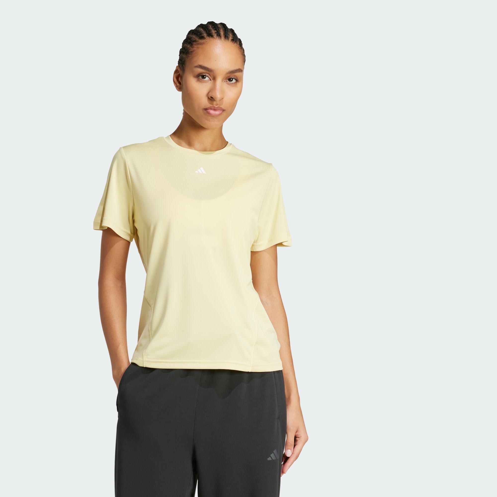 Adidas Women Designed For Training Tee Black