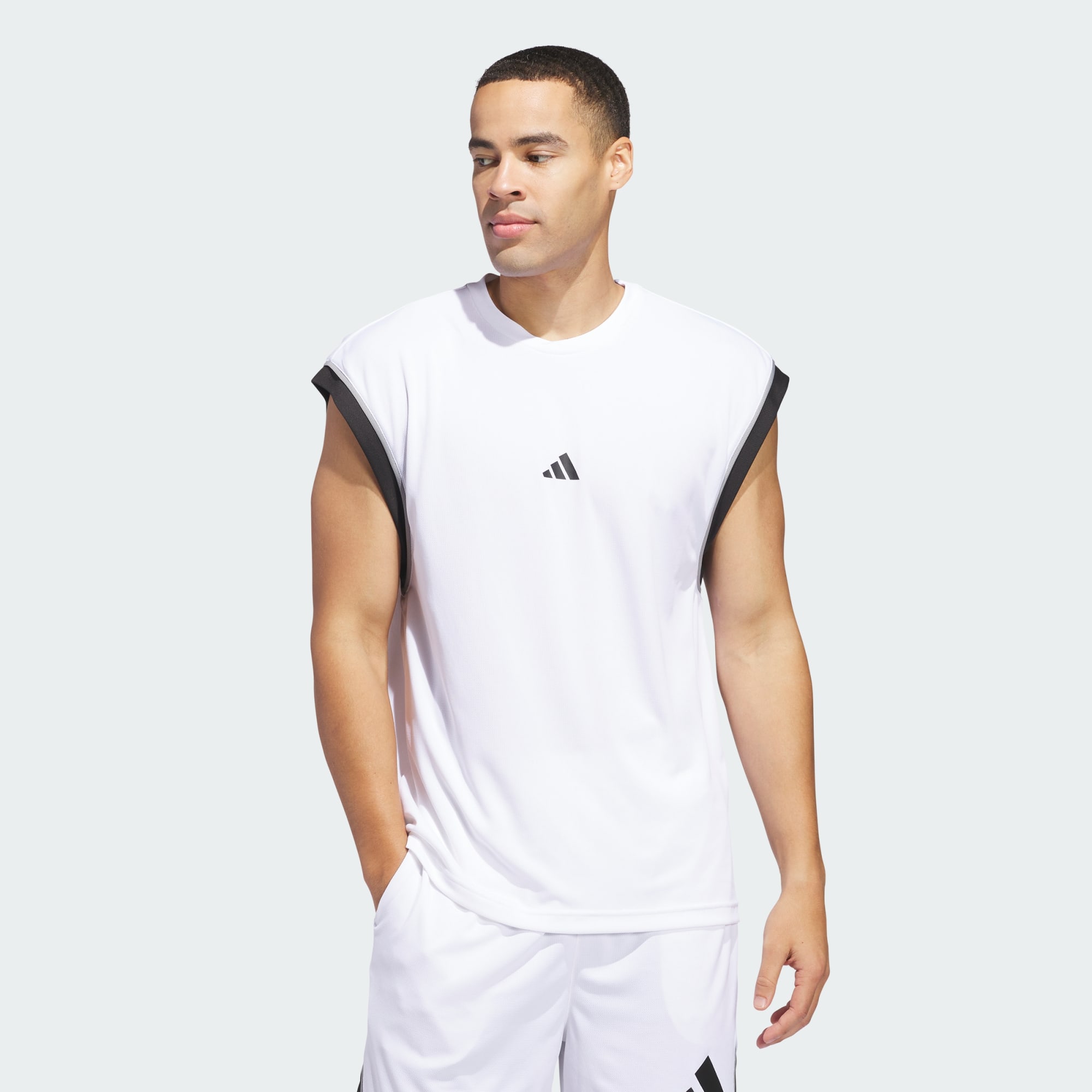 Adidas Men Basketball All World Sleeveless Tank Top Green