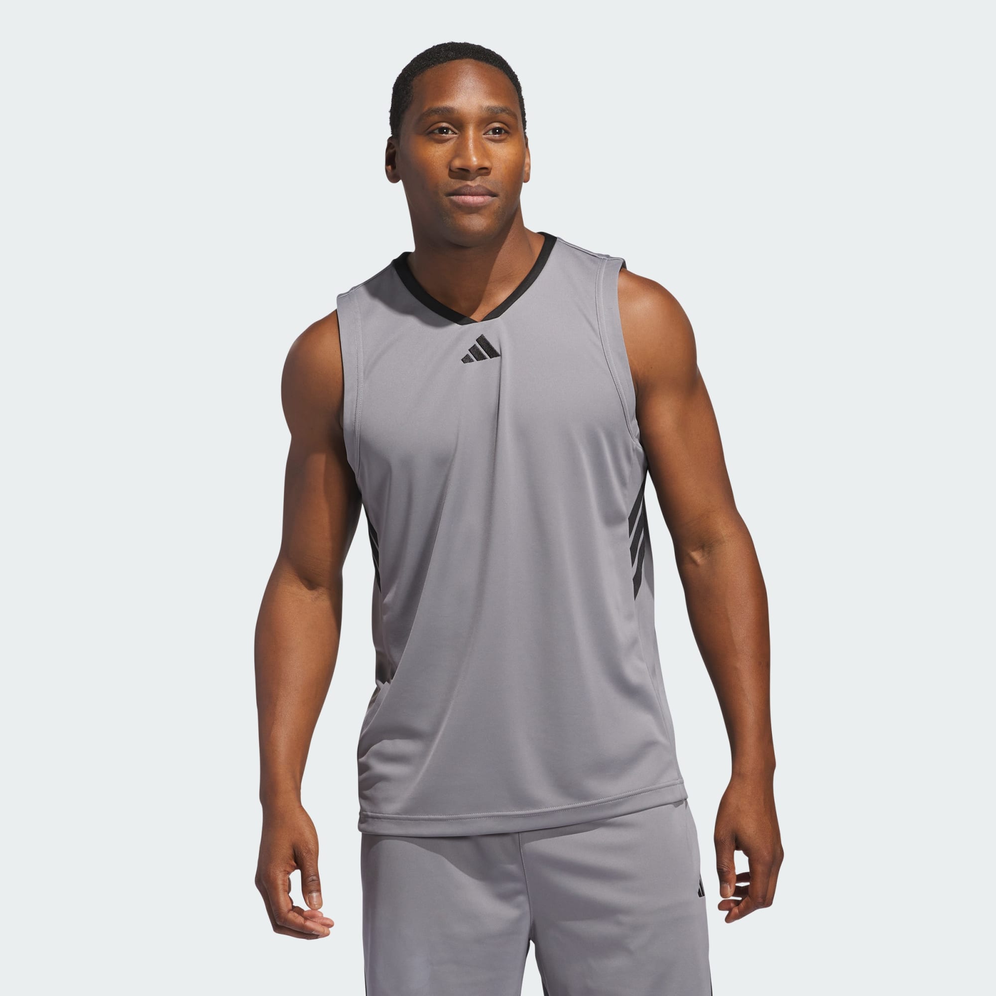 Adidas Men Basketball Legends Tank Top Grey