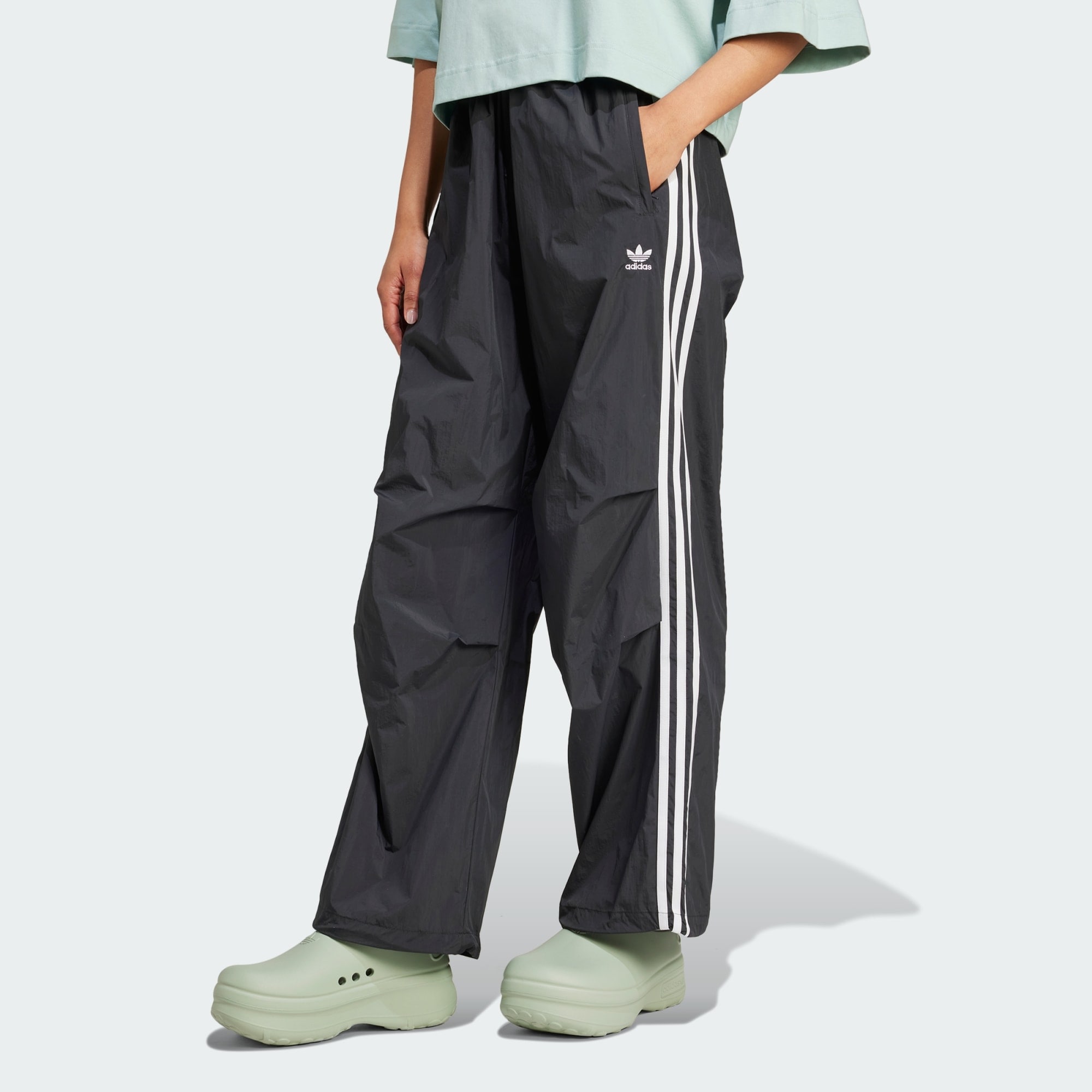adidas Originals Womens 3-Stripes Woven Parachute Trousers