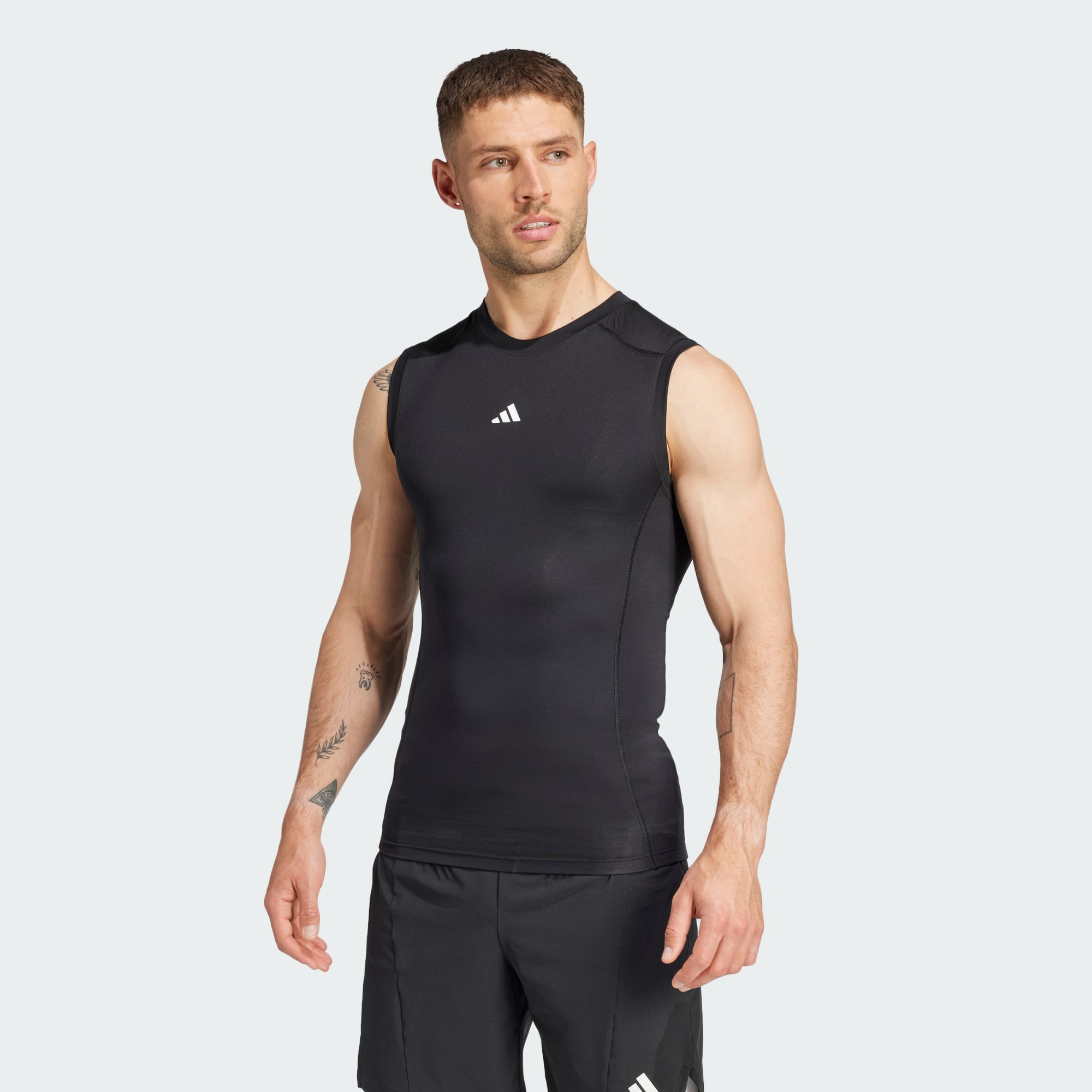 adidas Men TECHFIT Compression Training Sleeveless Tee Mens