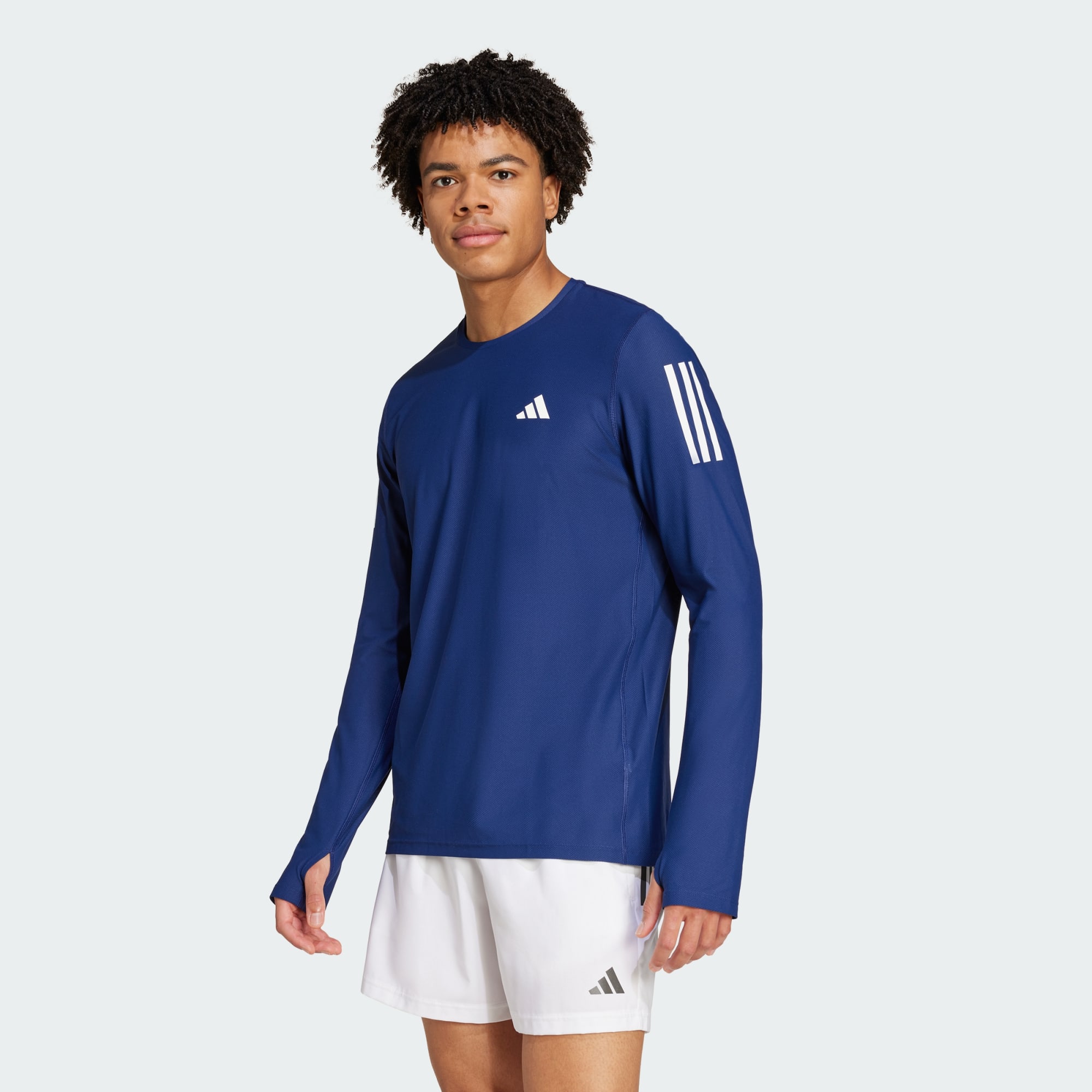 Adidas Men Own The Run Long Sleeve Tee Black