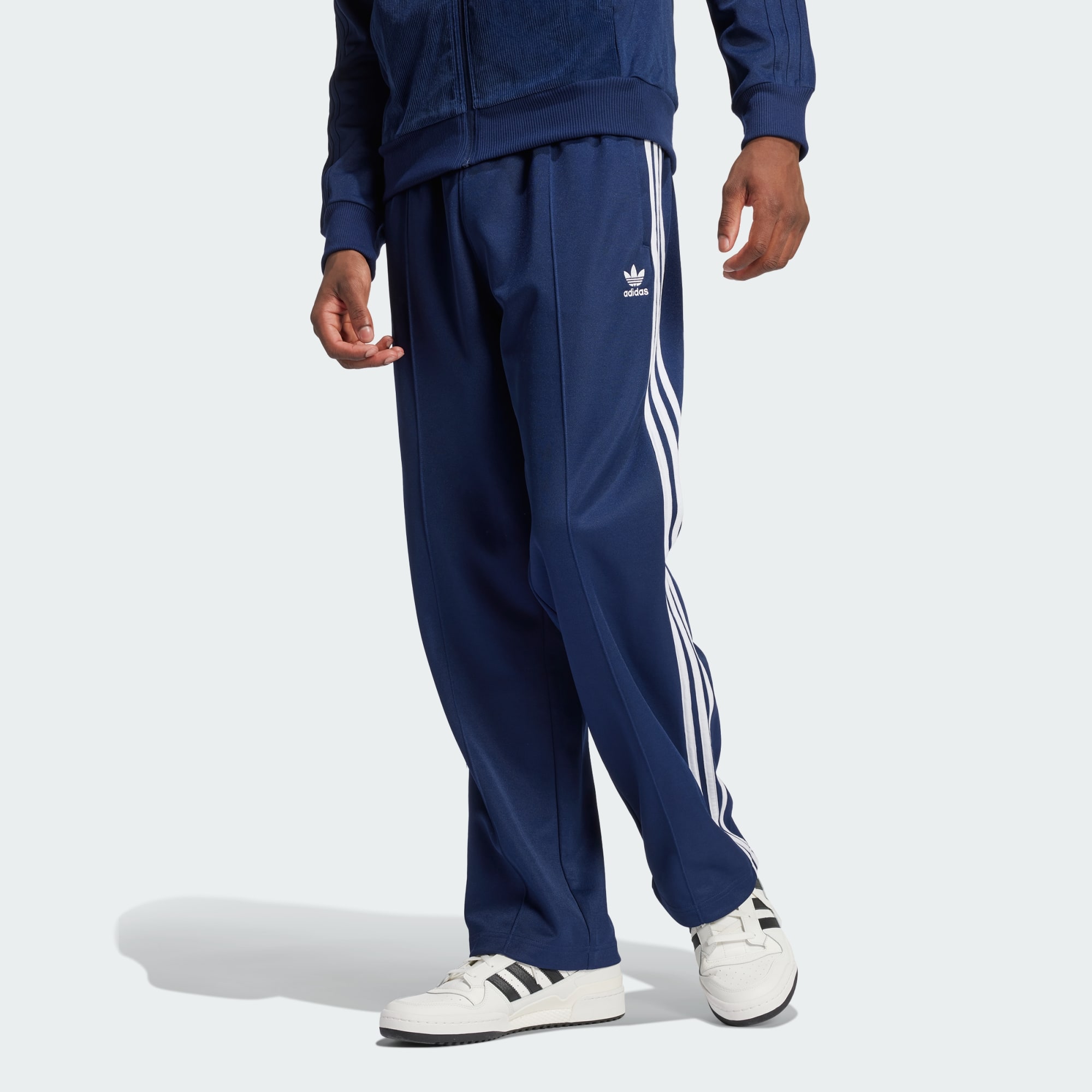 Adidas Originals Men Adicolor Baggy Fit Firebird Track Pants Black