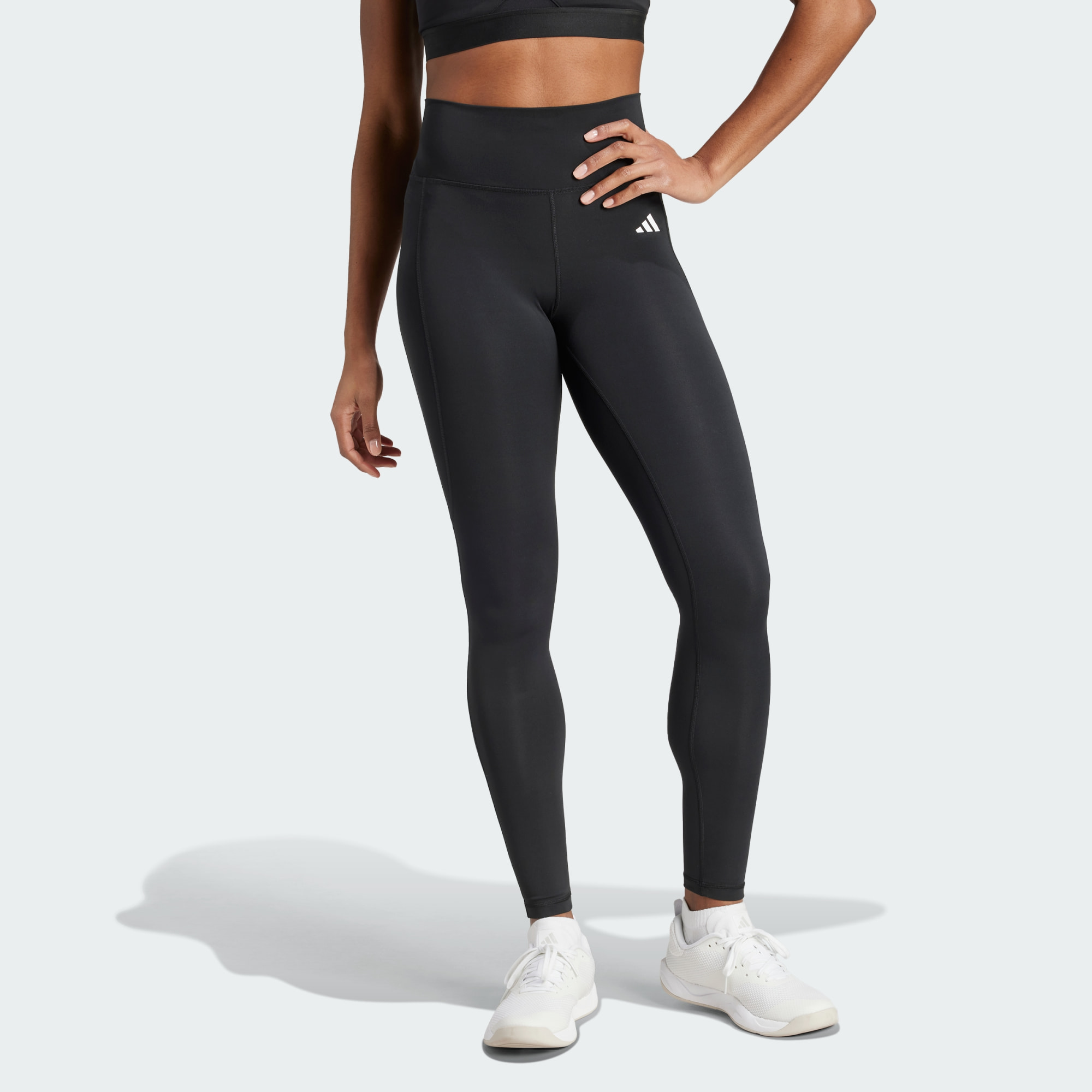 Adidas Women Optime Essentials Stay In Play Full Length Legg Black