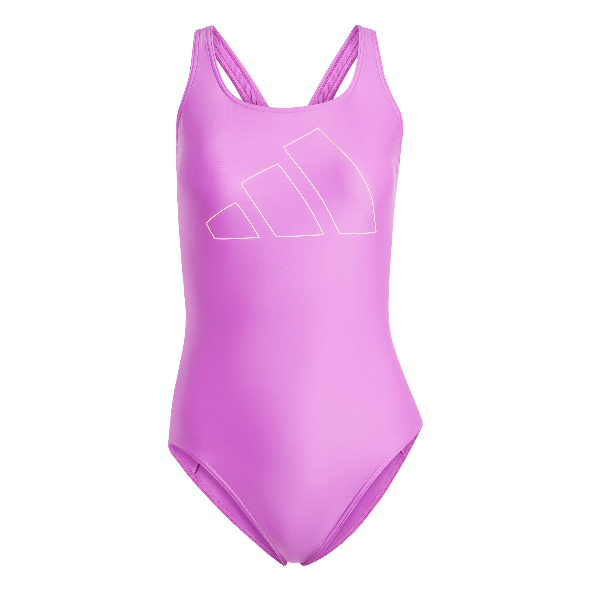 Adidas Women's Purple Women Big Bars Y Back Swimsuit Size 32