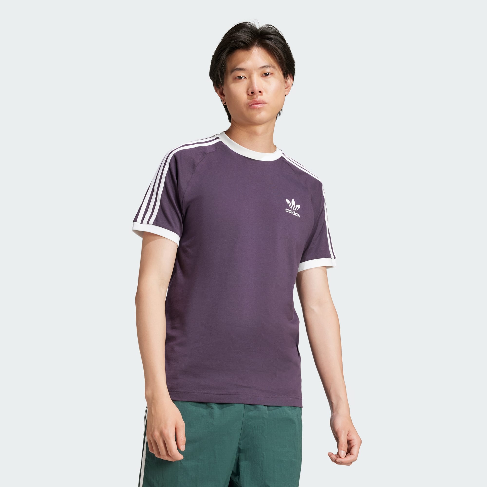 Adidas Originals Men Adicolor Classics 3 Stripes Tee Black